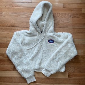 FOREVER 21 Plush ‘Baby’ Hoodie